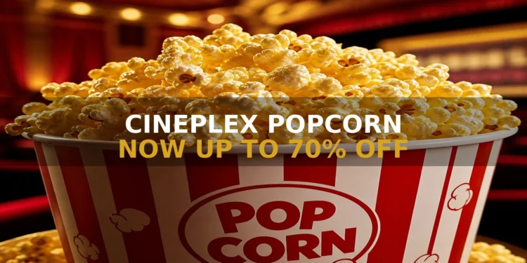 Cineplex Popcorn Now Available At A Fraction Of The Cost Through New Deal In Canada