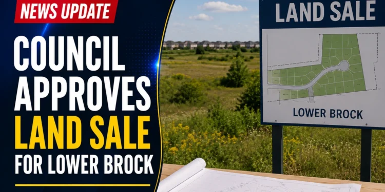 Council Approves Land Sale for Lower Brock council land sale lower brock