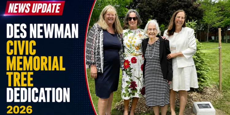 des newman civic memorial tree