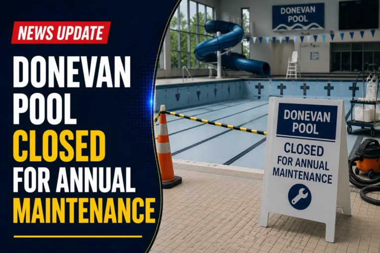 donevan pool closed for maintenance