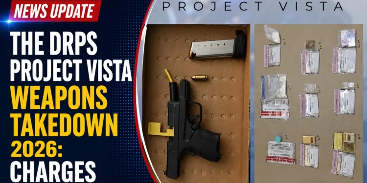 The DRPS Project Vista Weapons Takedown 2026: Joint tactical crackdown with Toronto Gang Task Force dismantles violent firearm ring across GTHA drps project