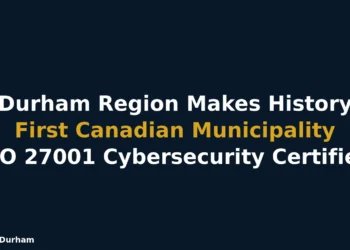 durham region first canadian municipality iso 27001