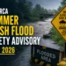 The TRCA Summer Flash Flood Safety Advisory June 2026 flash flood