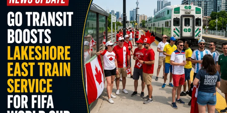 GO Transit Boosts Lakeshore East Train Service for FIFA World Cup go transit lakeshore east world cup