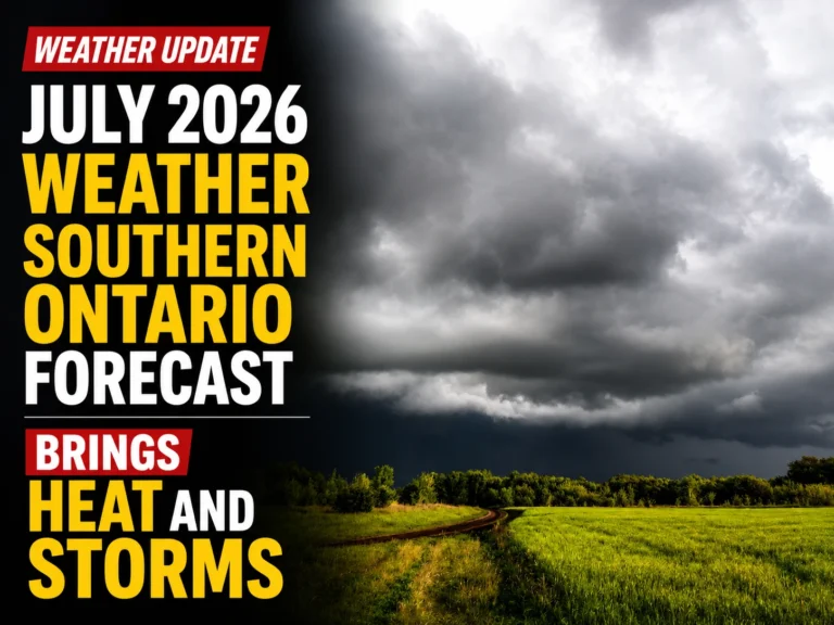 july 2026 weather southern ontario forecast heat and storms