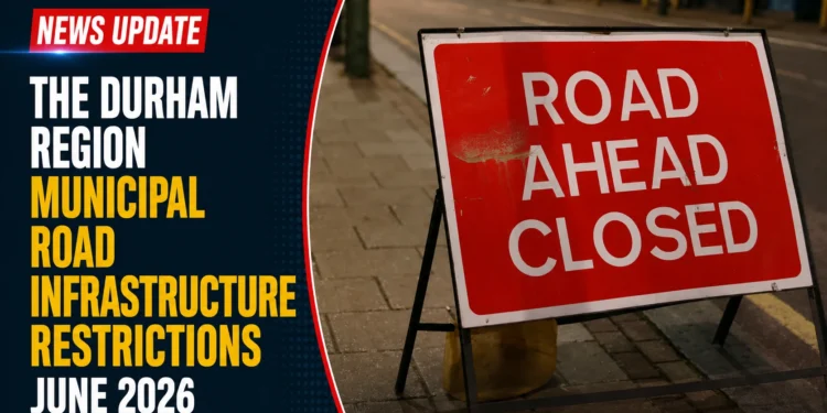 The Durham Region Municipal Road Infrastructure Restrictions June 2026 municipal road