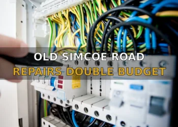 OLD SIMCOE ROAD REPAIRS DOUBLE BUDGET