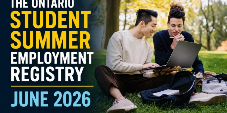 ontario student summer employment registry june 2026