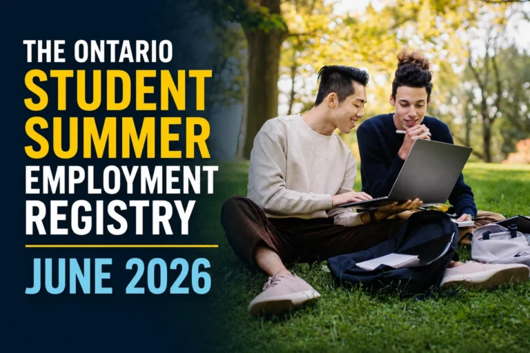 ontario student summer employment registry june 2026
