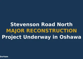 oshawa stevenson road north upgrade: major reconstruction project underway