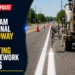 roadway line painting