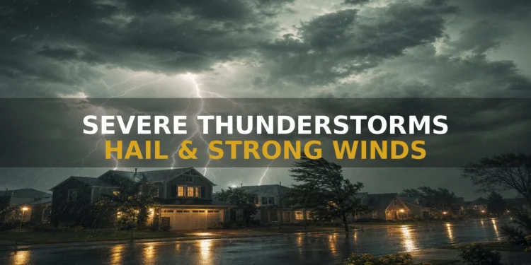 Severe Thunderstorms Could Bring Hail And Strong Winds To Durham Region
