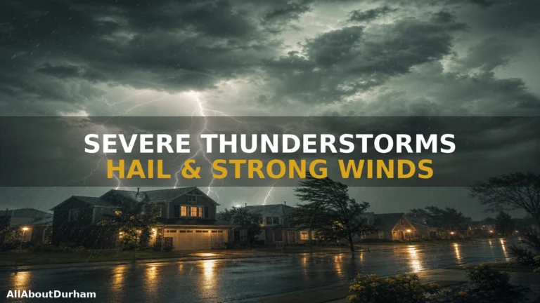 Severe Thunderstorms Could Bring Hail And Strong Winds To Durham Region
