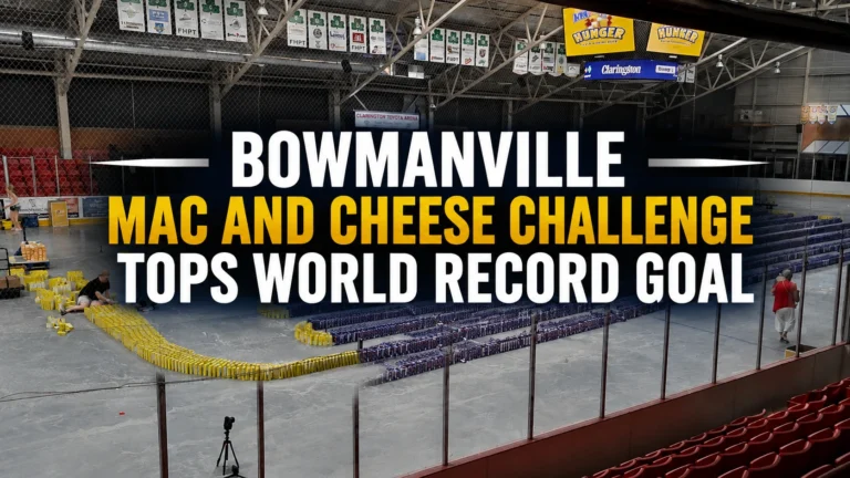 bowmanville mac and cheese challenge tops world record goal