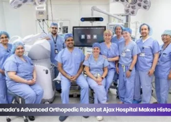 canada’s advanced orthopedic robot at ajax hospital makes history