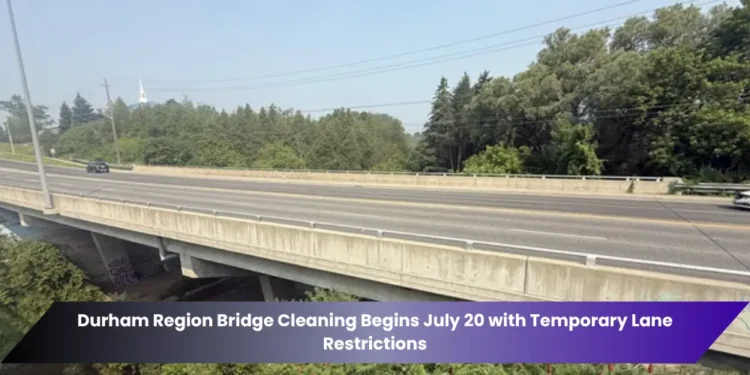 Durham Region Bridge Cleaning Begins July 20 with Temporary Lane Restrictions durham region bridge cleaning begins july 20 with temporary lane restrictions