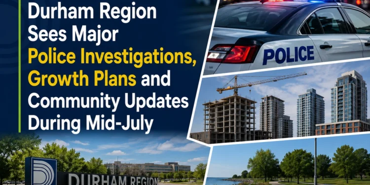 Durham Region Sees Major Police Investigations, Growth Plans and Community Updates During Mid-July durham region sees major police investigations, growth plans and community updates during mid july