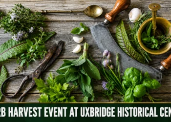 herb harvest event at uxbridge historical centre