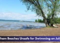 Durham Beaches Unsafe for Swimming on July 19