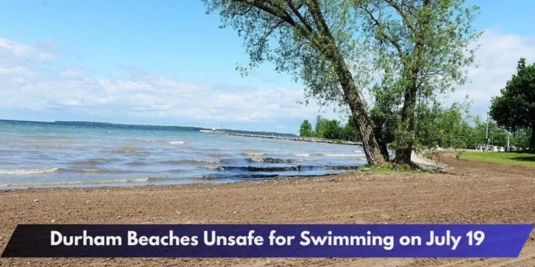 Durham Beaches Unsafe for Swimming on July 19 Durham Beaches Unsafe for Swimming on July 19