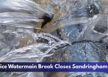 Courtice Watermain Break Closes Sandringham Drive Courtice Watermain Break Closes Sandringham Drive