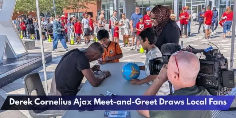 Derek Cornelius Ajax Meet-and-Greet Draws Local Fans