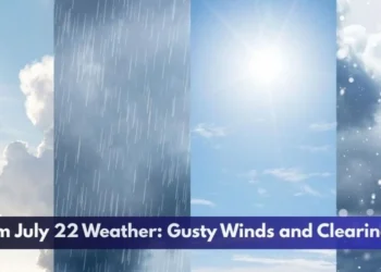 Durham July 22 Weather: Gusty Winds and Clearing Skies Durham July 22 Weather: Gusty Winds and Clearing Skies
