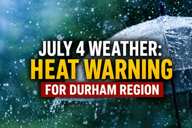 july 4 weather heat warning for durham region