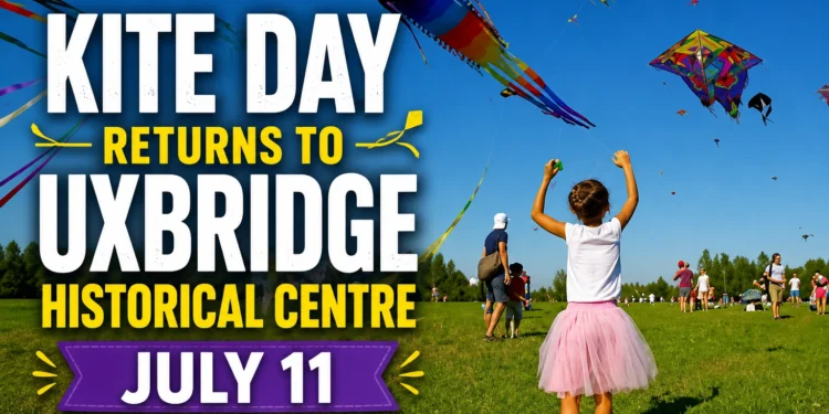 kite day returns to uxbridge historical centre july 11