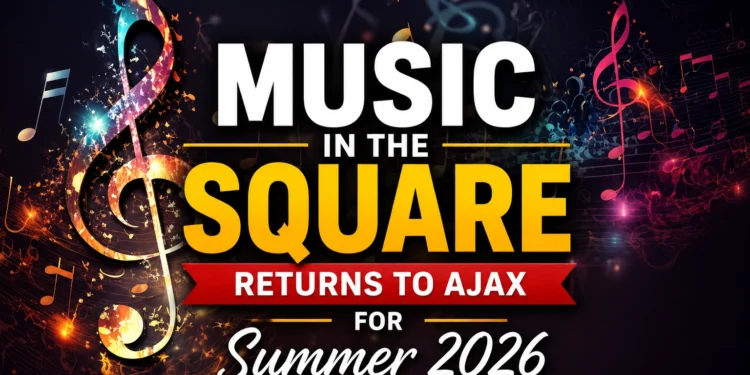 music in the square returns to ajax for summer 2026