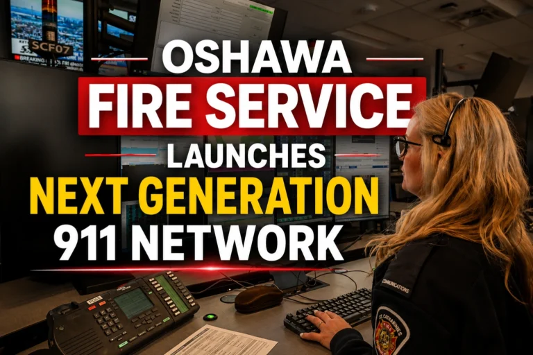 oshawa fire service launches next generation 911 network