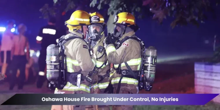 Oshawa House Fire Brought Under Control, No Injuries oshawa house fire brought under control, no injuries