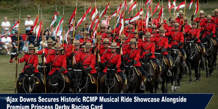 Ajax Downs Secures Historic RCMP Musical Ride Showcase Alongside Premium Princess Derby Racing Card rcmp