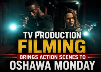 tv production filming brings action scenes to oshawa monday
