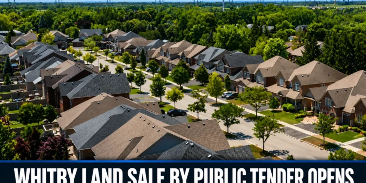 Town of Whitby Invites Public Tenders for Municipal Land Sale Until August 13 whitby land sale by public tender opens