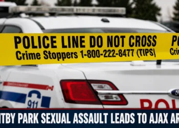 whitby park sexual assault leads to ajax arrest