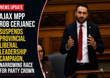 Ajax MPP Rob Cerjanec Suspends Provincial Liberal Leadership Campaign, Narrowing Race for Party Crown ajax mpp