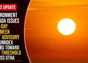 Environment Canada Issues Two-Day Mid-Week Heat Advisory as Humidex Climbs Toward 38°C Threshold Across GTHA environment