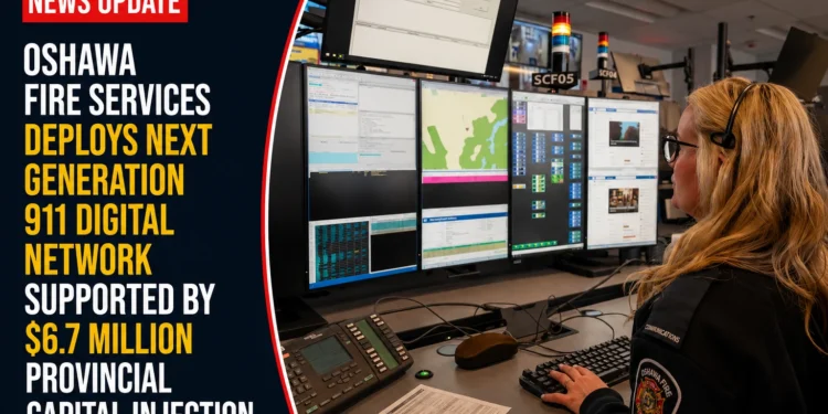 Oshawa Fire Services Deploys Next Generation 911 Digital Network Supported by $6.7 Million Provincial Capital Injection fire services