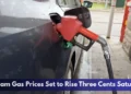 Durham Gas Prices Set to Rise Three Cents Saturday