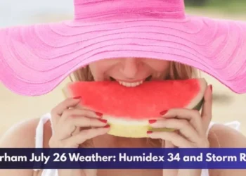 Durham July 26 Weather: Humidex 34 and Storm Risk
