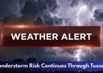 Thunderstorm Risk Continues Through Tuesday
