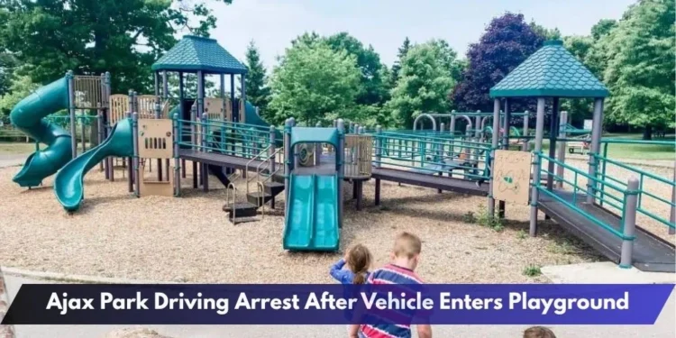 Ajax Park Driving Arrest After Vehicle Enters Playground