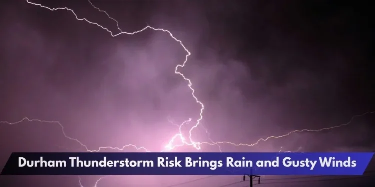 Durham Thunderstorm Risk Brings Rain and Gusty Winds