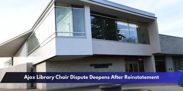 Ajax Library Chair Dispute Deepens After Reinstatement