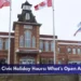 Scugog Civic Holiday Hours: What’s Open August 3