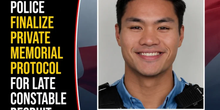 Durham Regional Police Finalize Private Memorial Protocol for Late Constable Recruit Tyrone Magbitang memorial