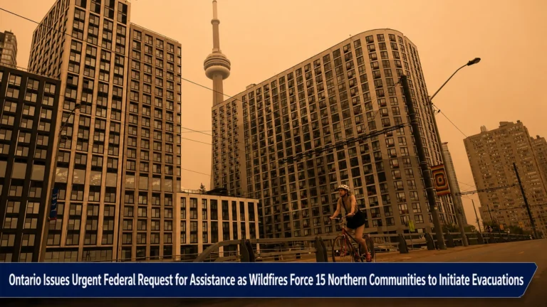 Ontario Issues Urgent Federal Request for Assistance as Wildfires Force 15 Northern Communities to Initiate Evacuations ontario