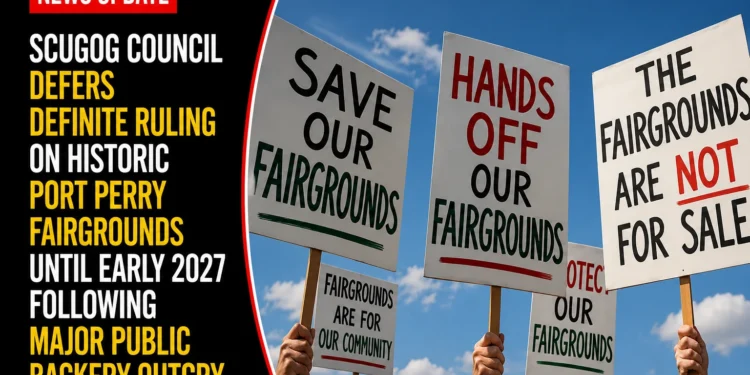 Scugog Council Defers Definite Ruling on Historic Port Perry Fairgrounds Until Early 2027 Following Major Public Backery Outcry port perry