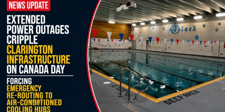 Extended Power Outages Cripple Clarington Infrastructure on Canada Day, Forcing Emergency Re-routing to Air-Conditioned Cooling Hubs power outages
